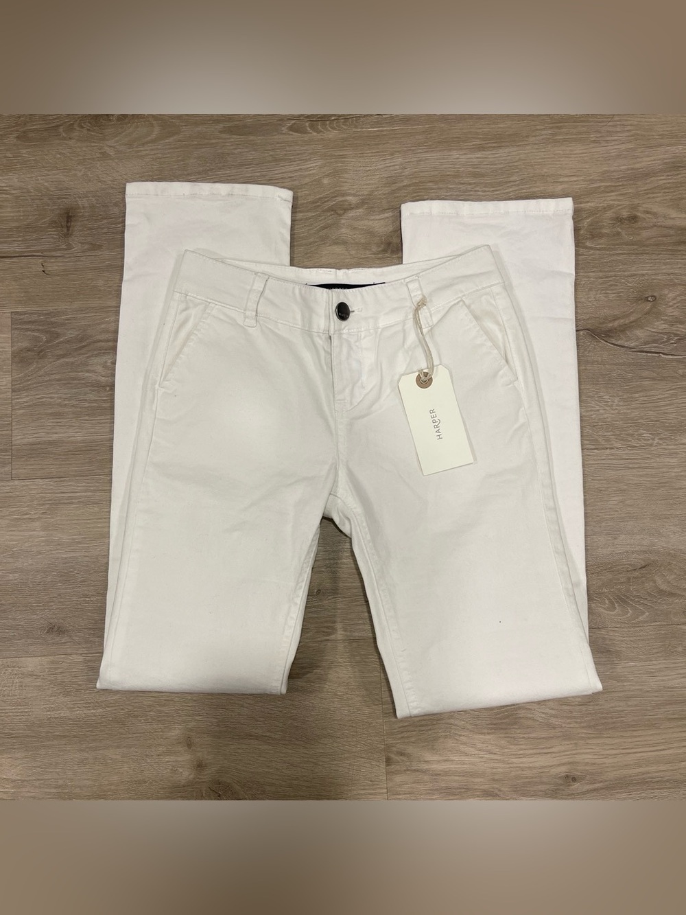 Harper White low rise  Straight Leg Jeans size 25 NWT